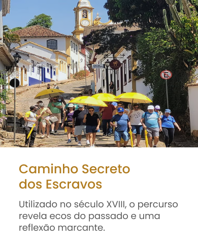 caminho secreto dos escravos